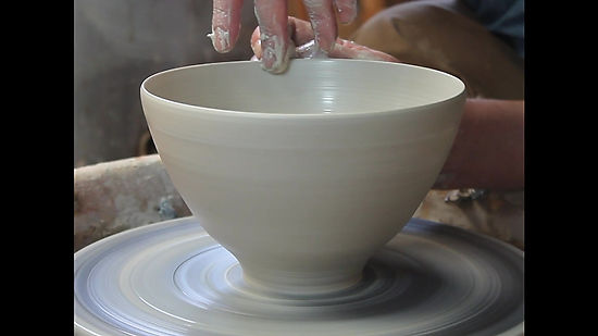Very soft clay bowl (real time)